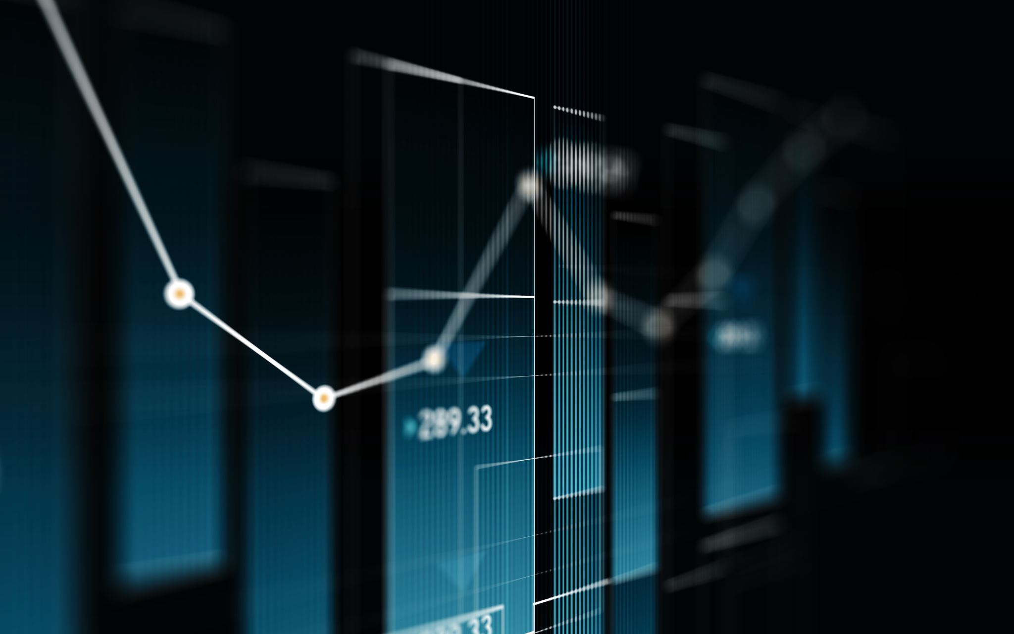Financial data analytics dashboard
